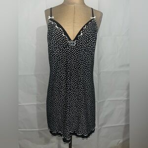 Linea Donatella Black and White Polka Dot Garment